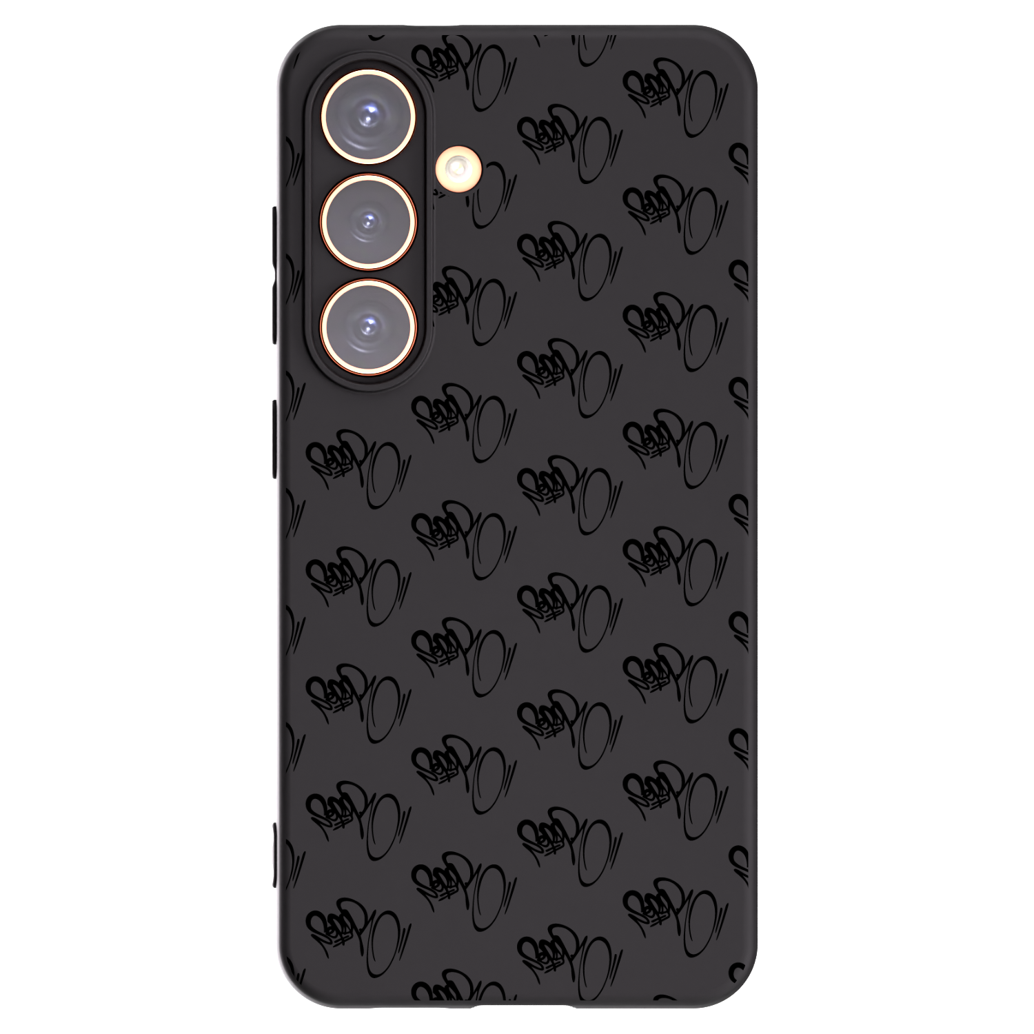 Picasee silikónový čierny obal pre Samsung Galaxy S24 S921B 5G - Separ - Black On Black 1