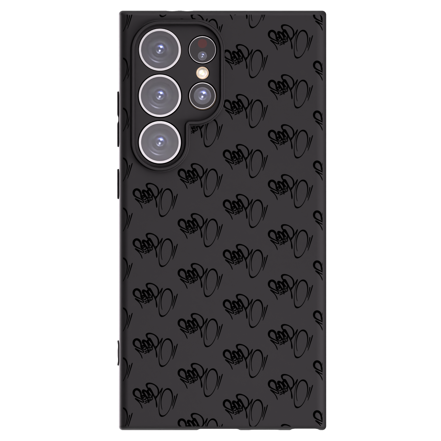 Picasee silikónový čierny obal pre Samsung Galaxy S24 Ultra S928B 5G - Separ - Black On Black 1
