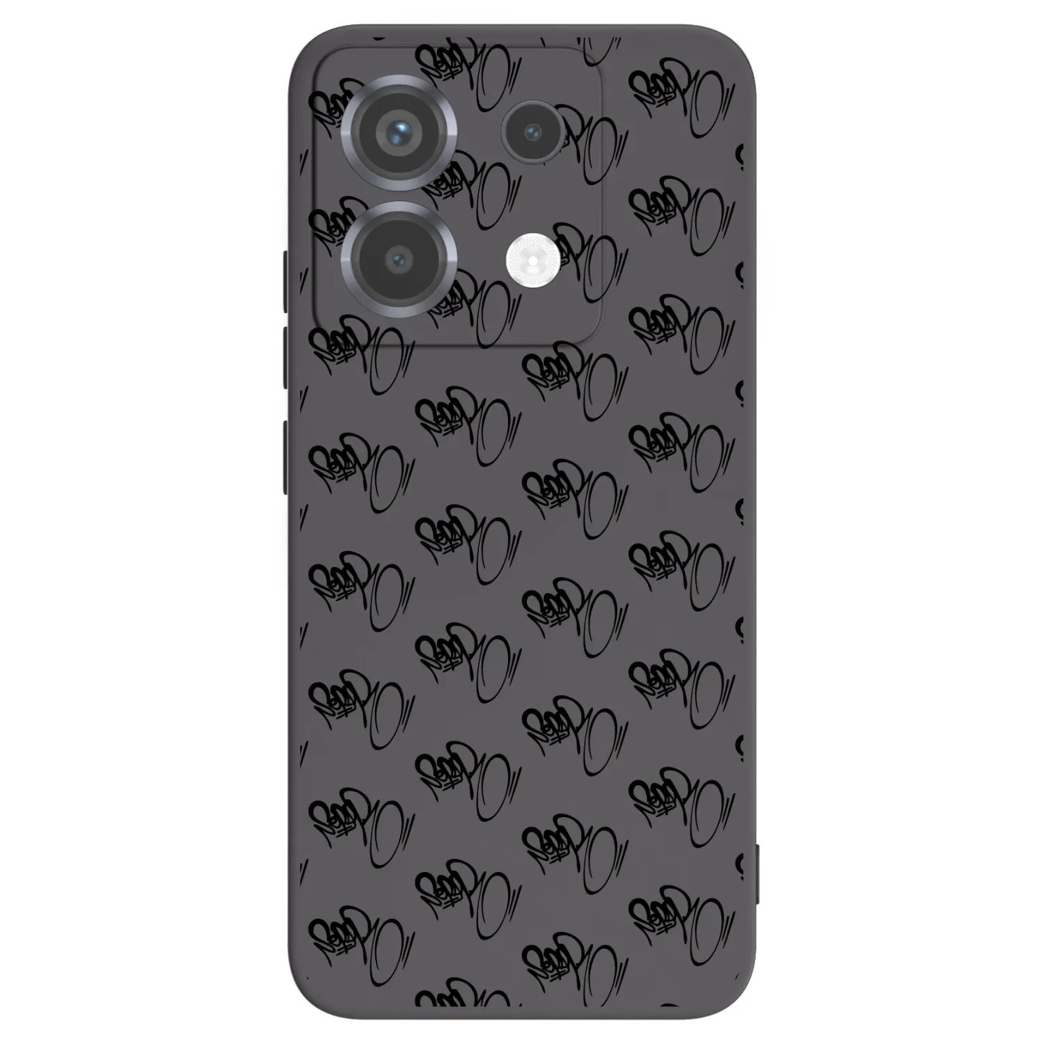 Picasee silikónový čierny obal pre Xiaomi Poco X6 - Separ - Black On Black 1