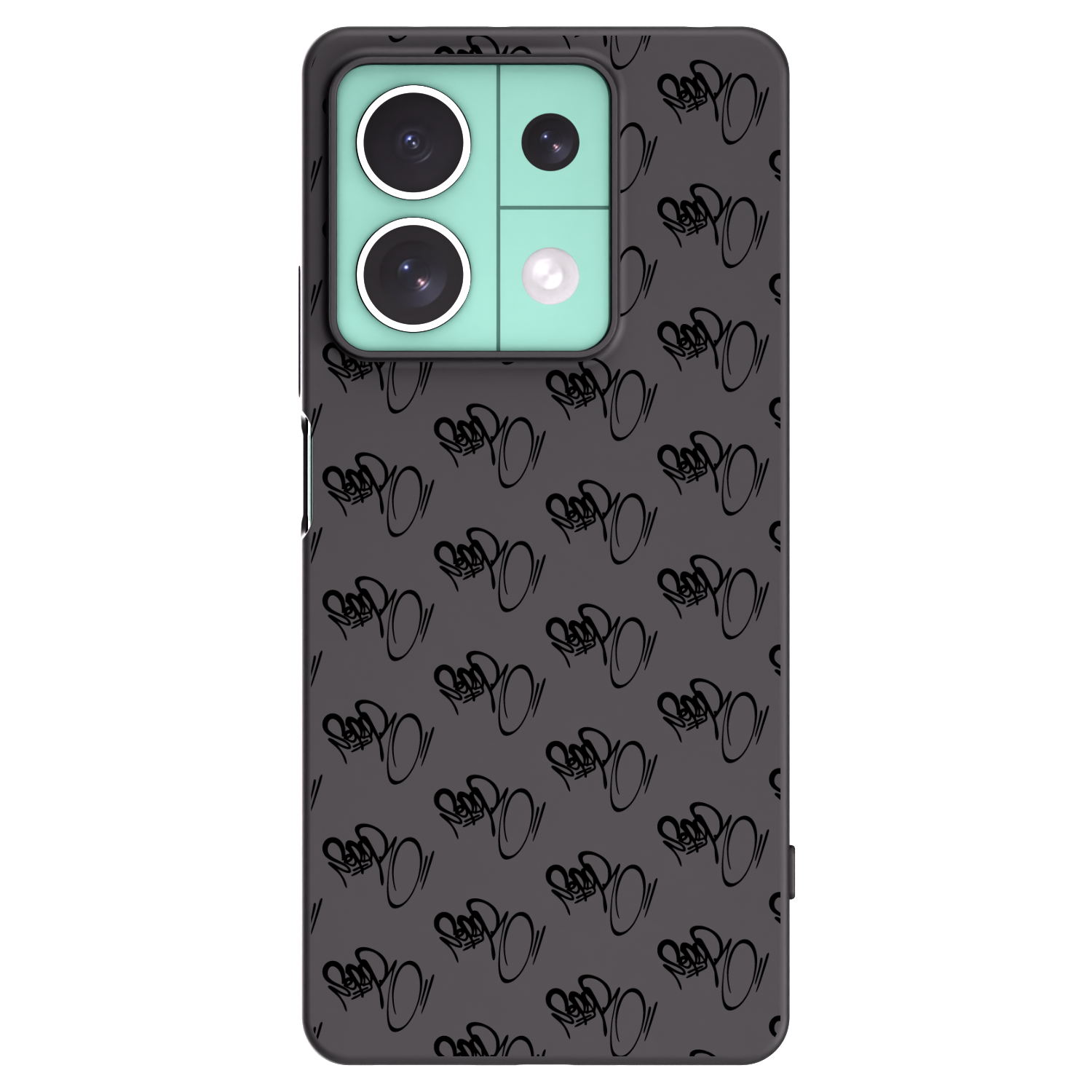Picasee silikónový čierny obal pre Xiaomi Redmi Note 13 5G - Separ - Black On Black 1