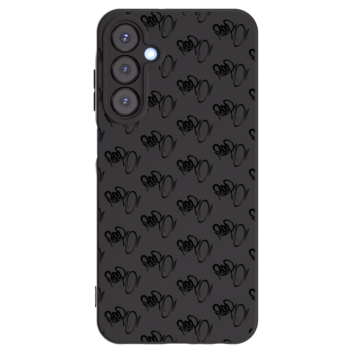 Picasee silikónový čierny obal pre Samsung Galaxy A25 A256B 5G - Separ - Black On Black 1