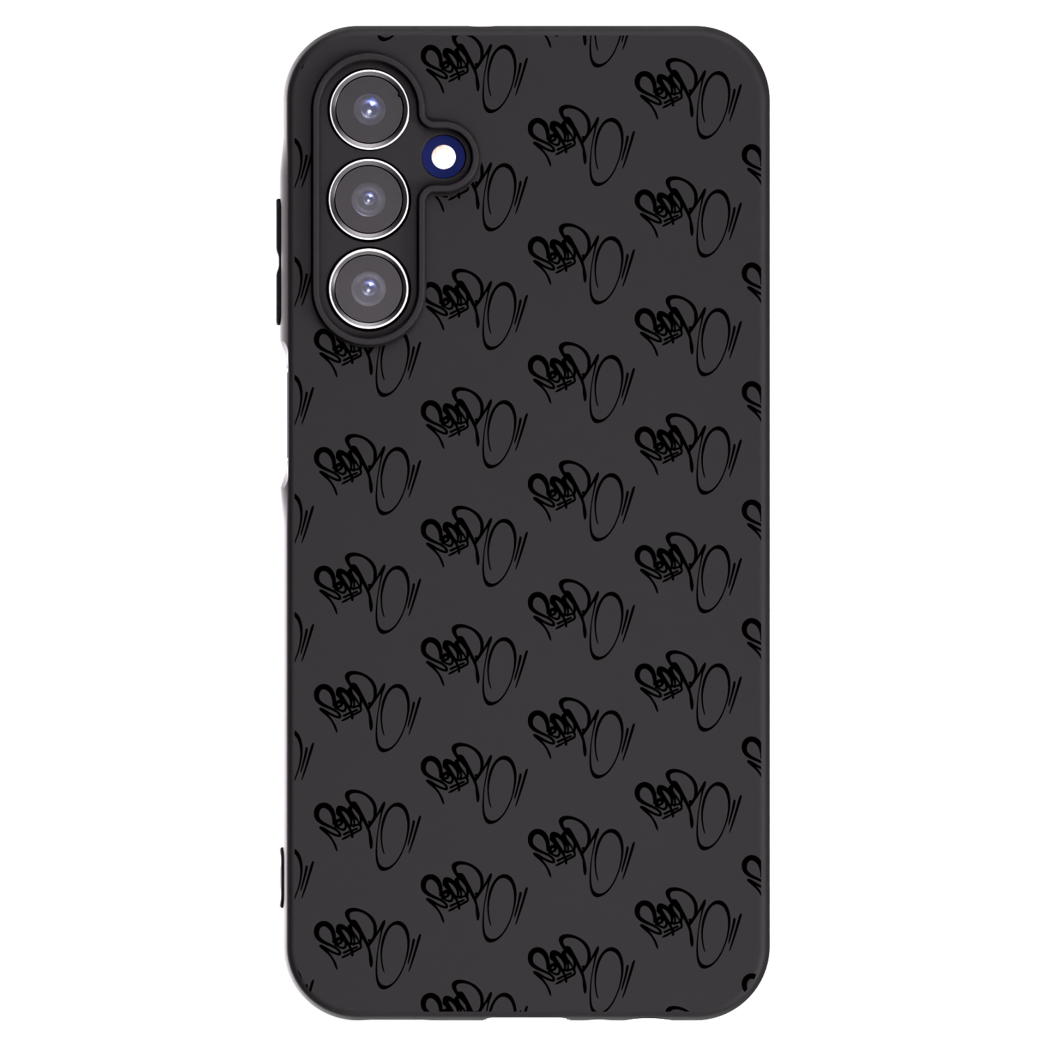 Picasee silikónový čierny obal pre Samsung Galaxy A15 A156B 5G - Separ - Black On Black 1