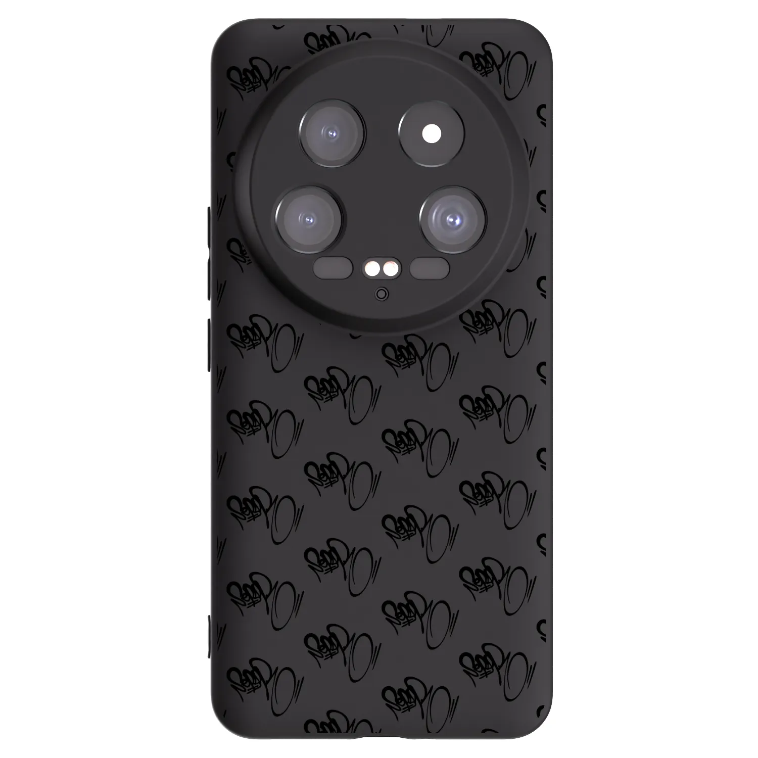 Picasee silikónový čierny obal pre Xiaomi 14 Ultra - Separ - Black On Black 1