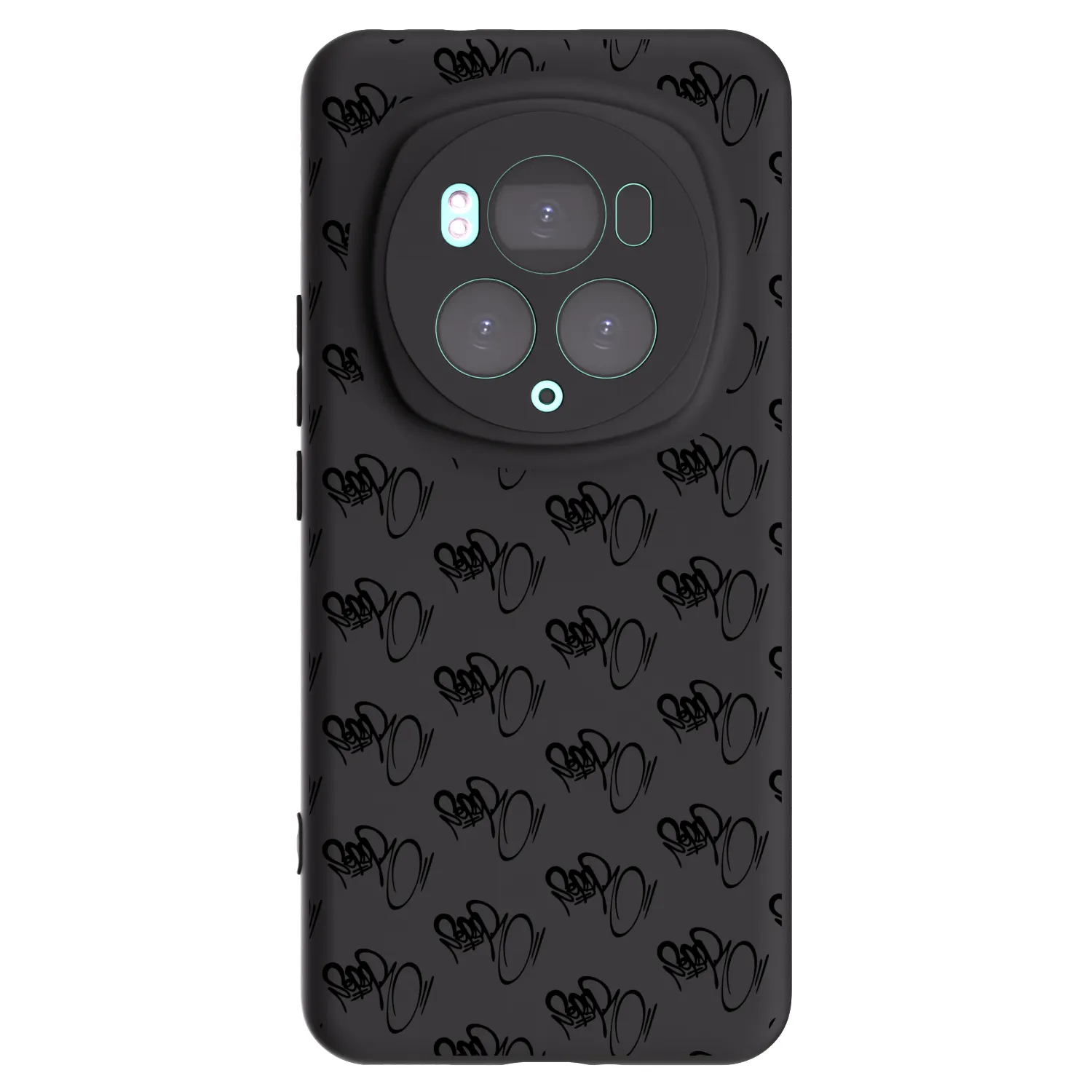 Picasee silikónový čierny obal pre Honor Magic6 Pro - Separ - Black On Black 1