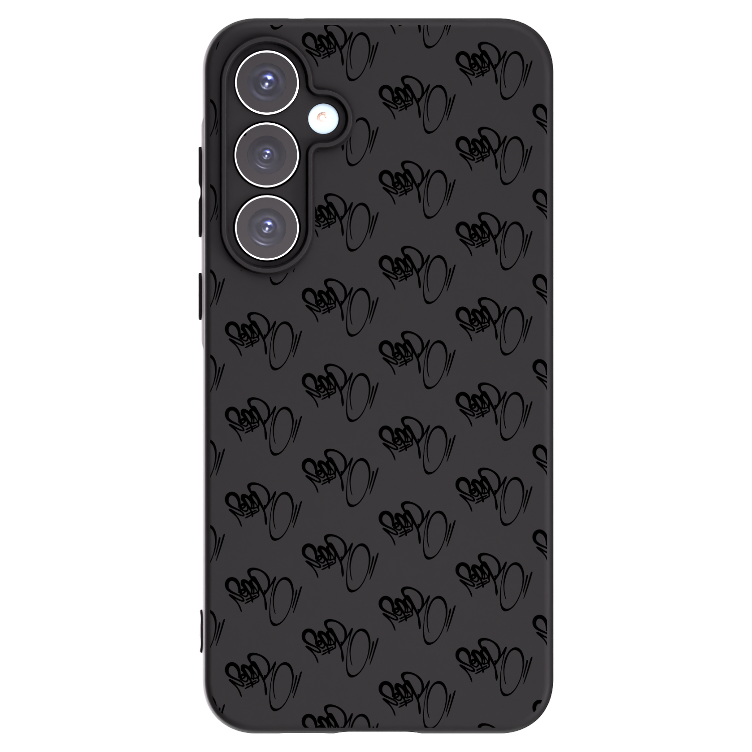 Picasee silikónový čierny obal pre Samsung Galaxy A55 5G A556B - Separ - Black On Black 1
