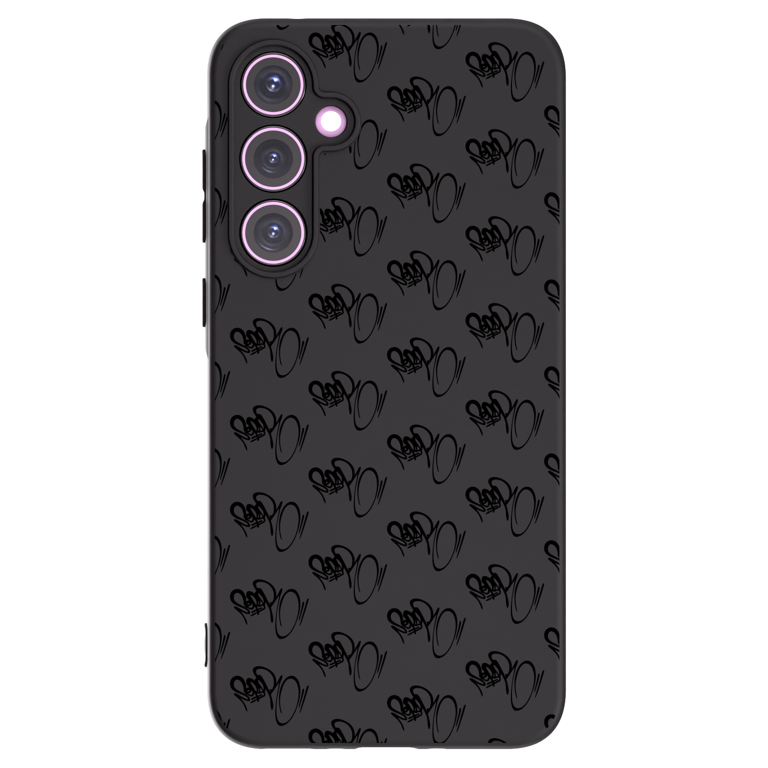 Picasee silikónový čierny obal pre Samsung Galaxy A35 5G A356B - Separ - Black On Black 1