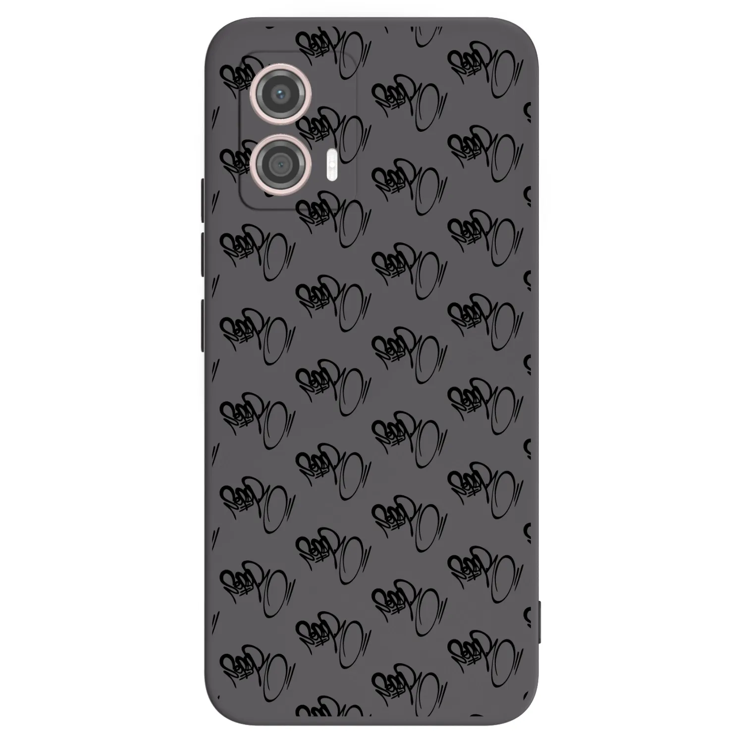 Picasee silikónový čierny obal pre Motorola Moto G53 5G - Separ - Black On Black 1