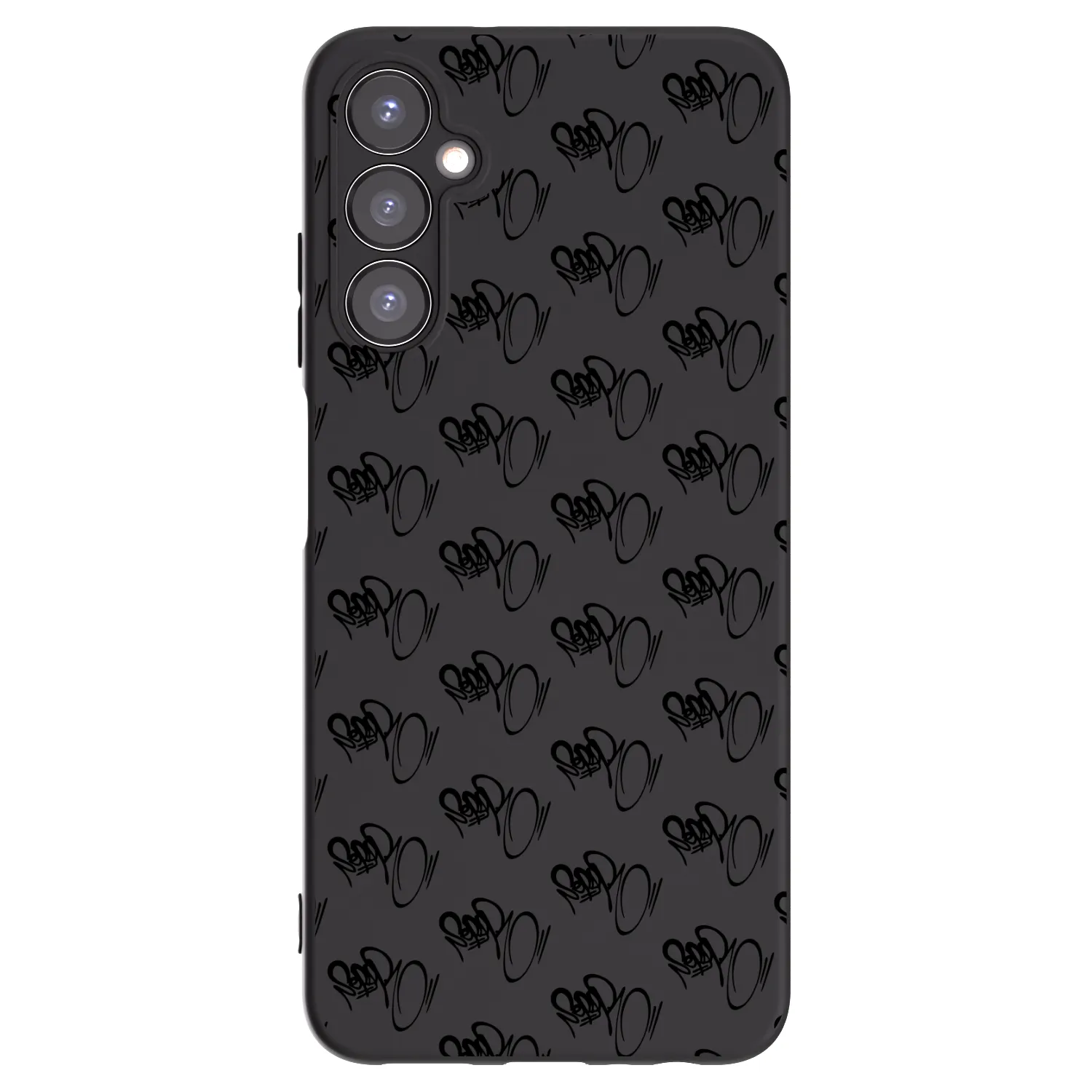 Picasee silikónový čierny obal pre Samsung Galaxy A05s A057G - Separ - Black On Black 1