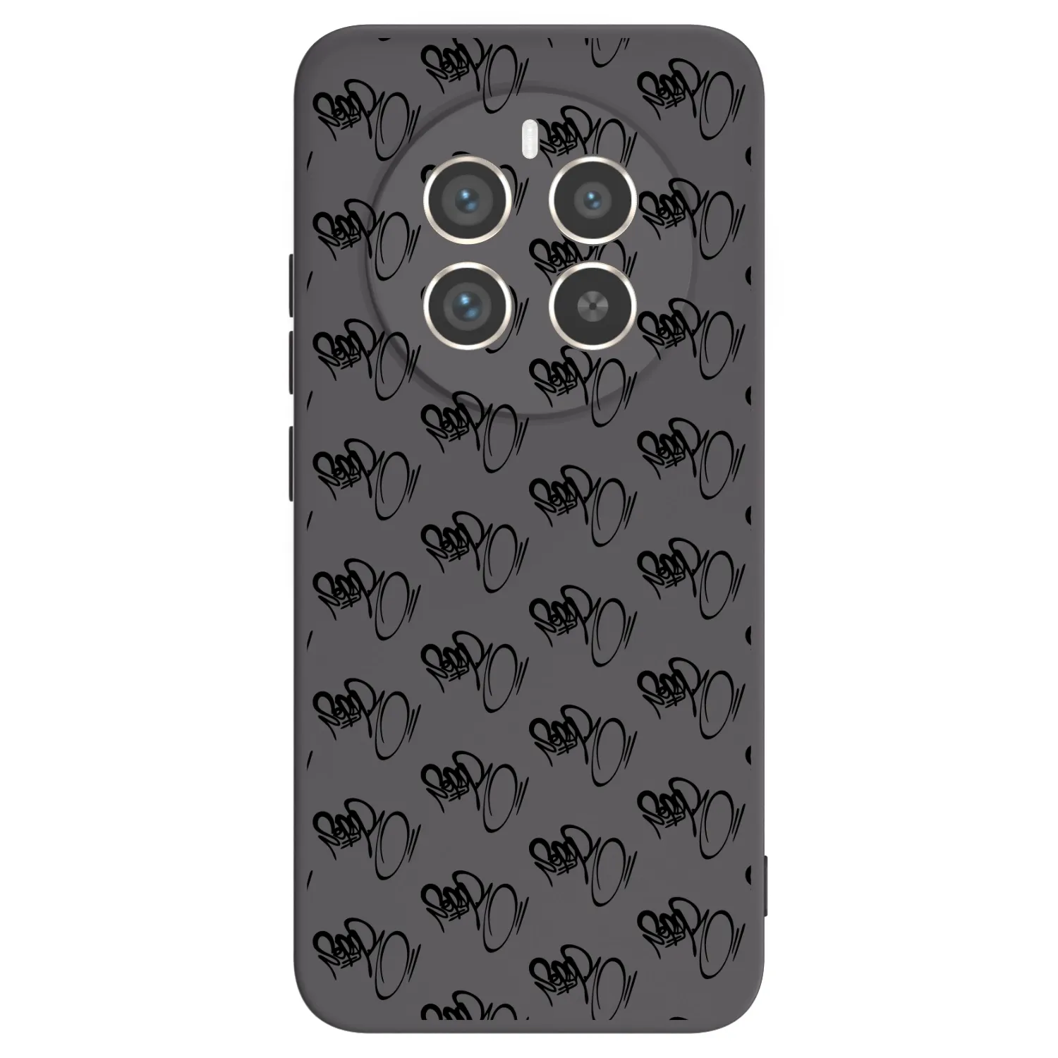 Picasee silikónový čierny obal pre Realme 12 Pro 5G - Separ - Black On Black 1