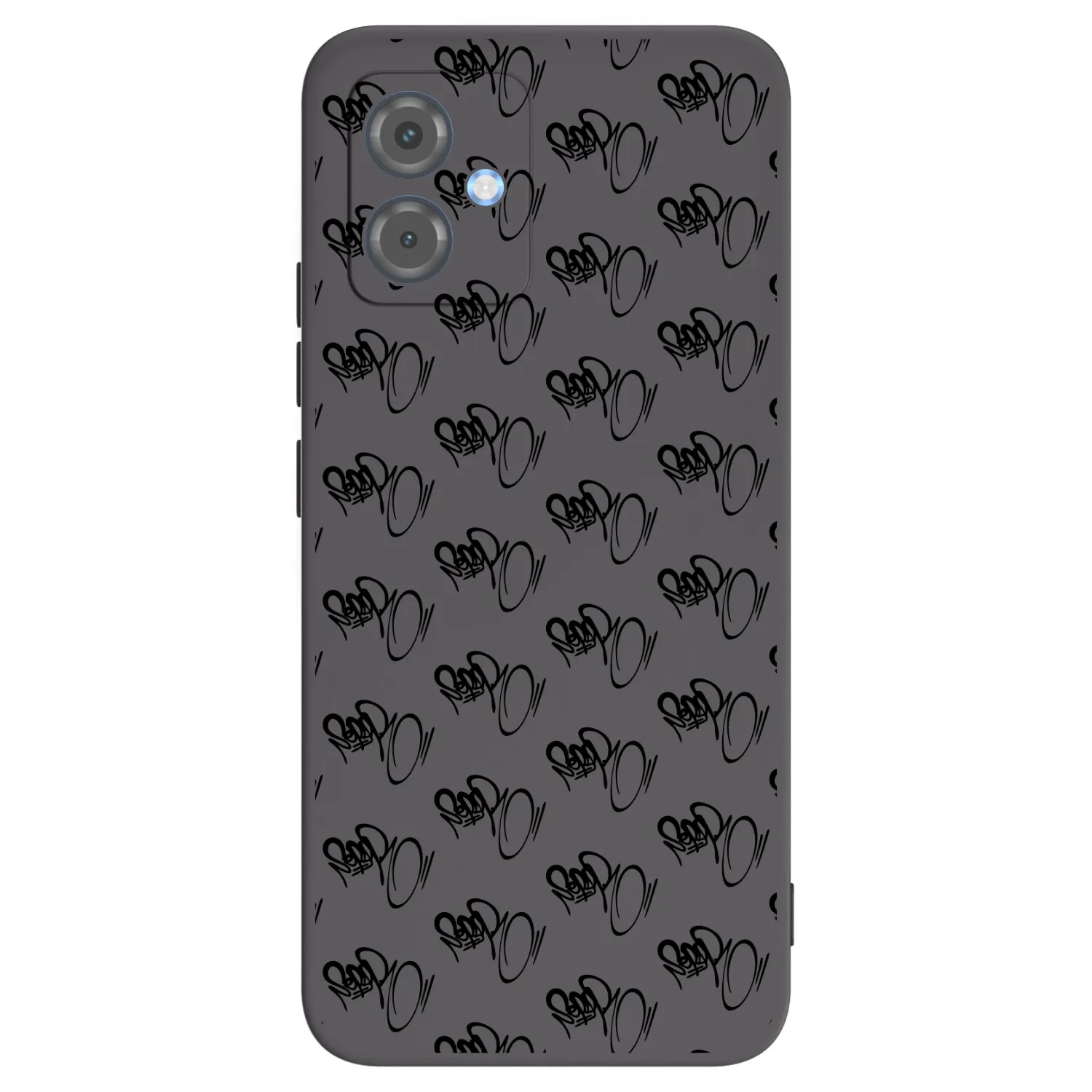 Picasee silikónový čierny obal pre Motorola Moto G14 - Separ - Black On Black 1