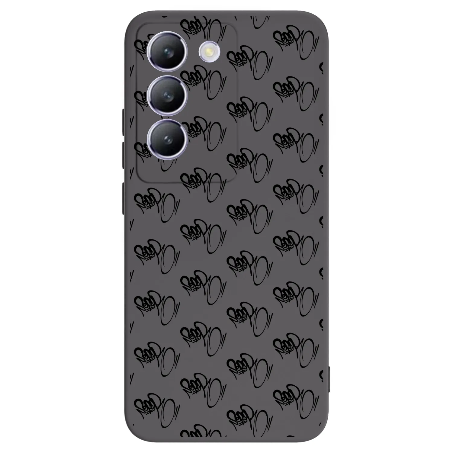 Picasee silikónový čierny obal pre Vivo V40 SE 5G - Separ - Black On Black 1