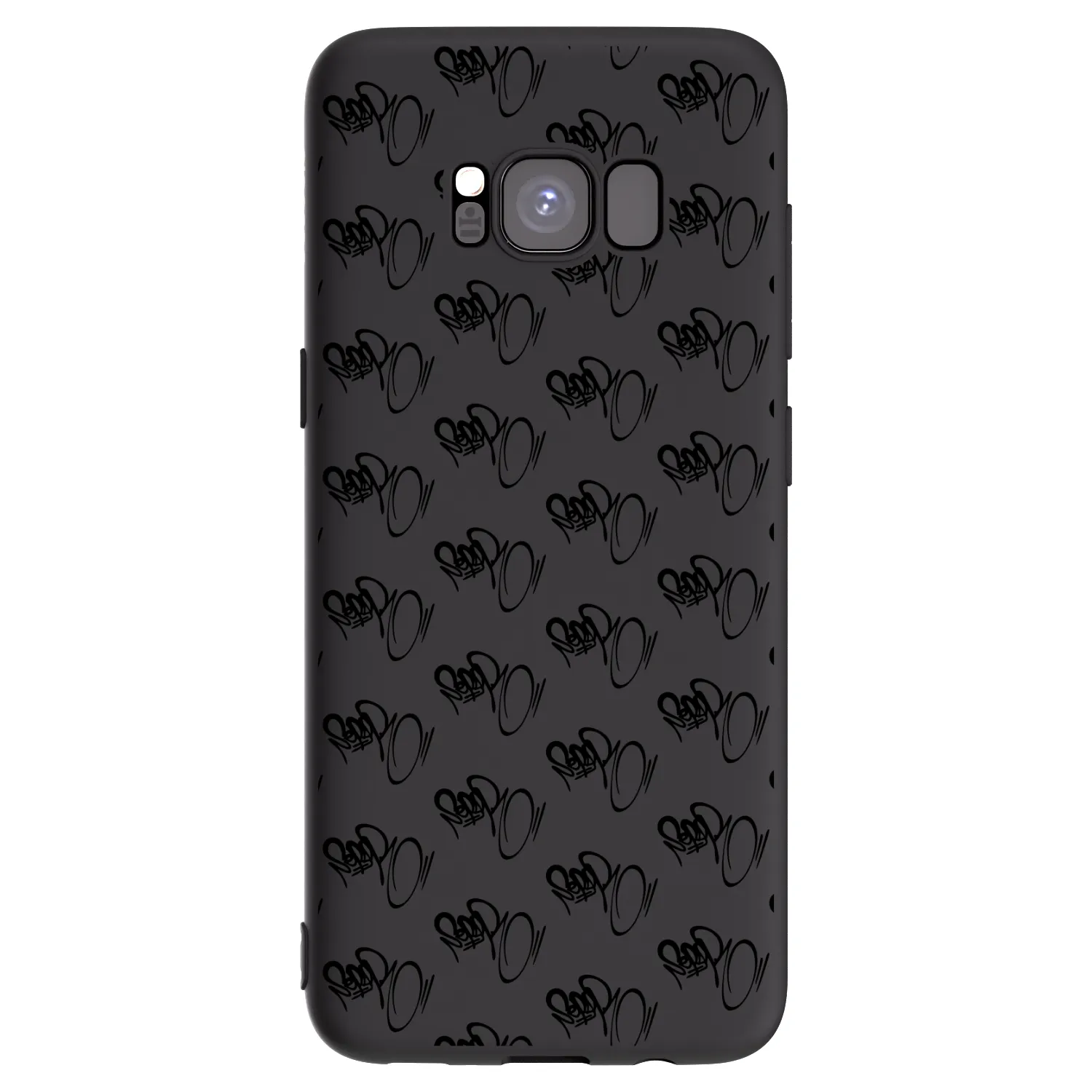 Picasee silikónový čierny obal pre Samsung Galaxy S8 G950F - Separ - Black On Black 1