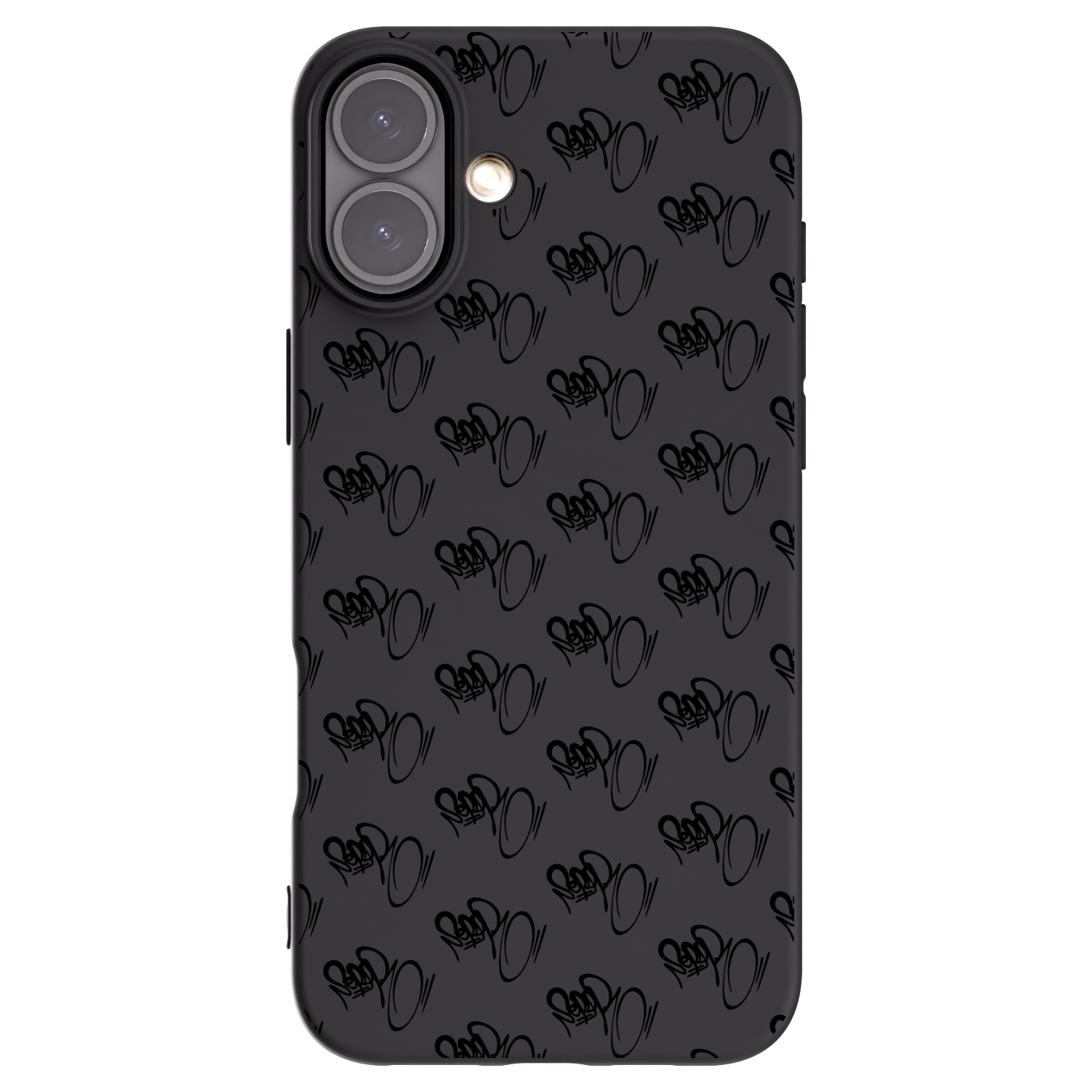 Picasee silikónový čierny obal pre Apple iPhone 16 Plus - Separ - Black On Black 1