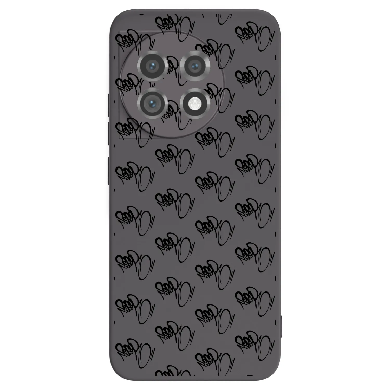 Picasee silikónový čierny obal pre OnePlus 11 5G - Separ - Black On Black 1