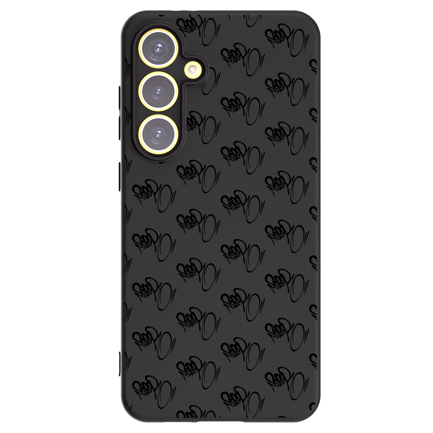 Picasee silikónový čierny obal pre Samsung Galaxy S24 FE S721B - Separ - Black On Black 1