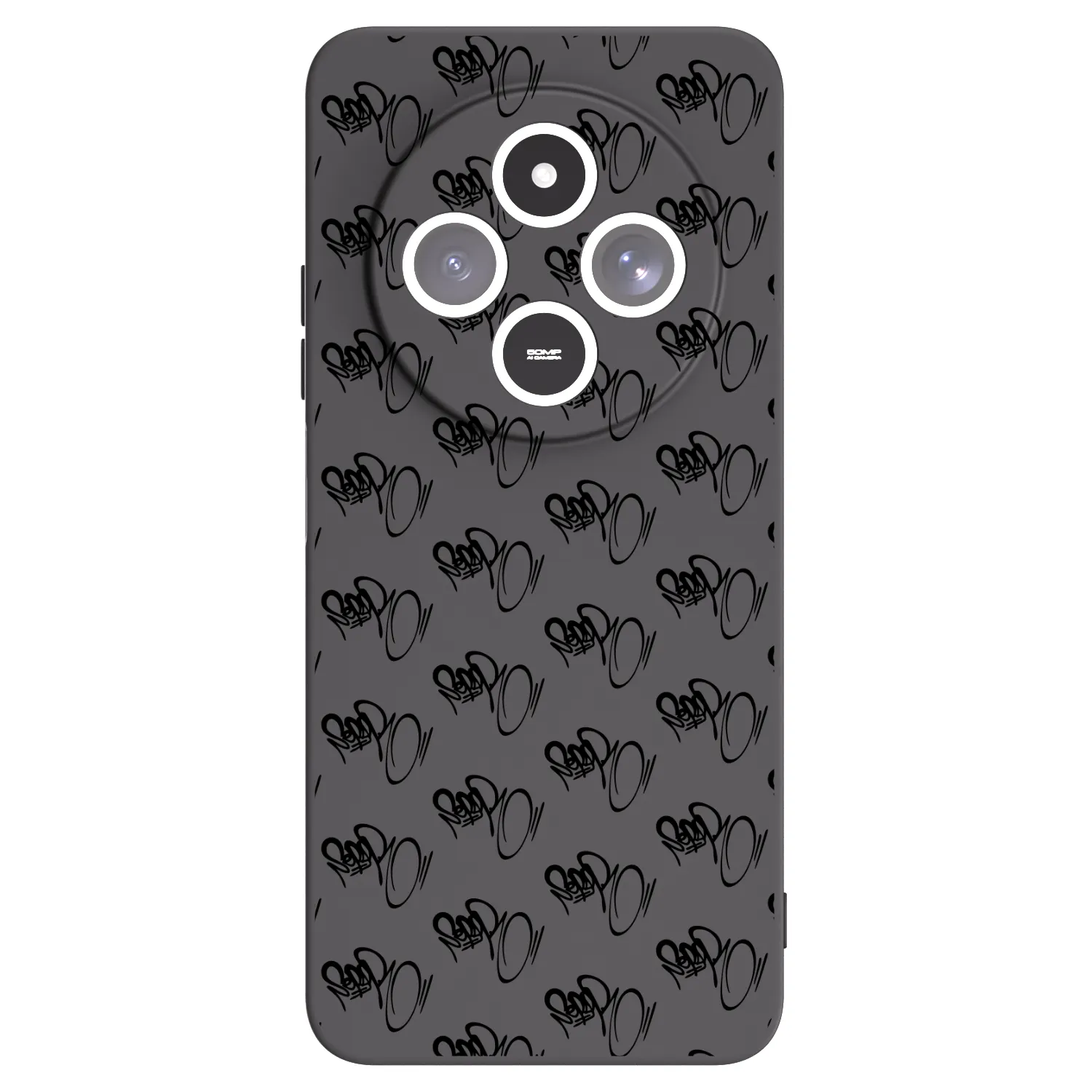 Picasee silikónový čierny obal pre Xiaomi Redmi 14C - Separ - Black On Black 1