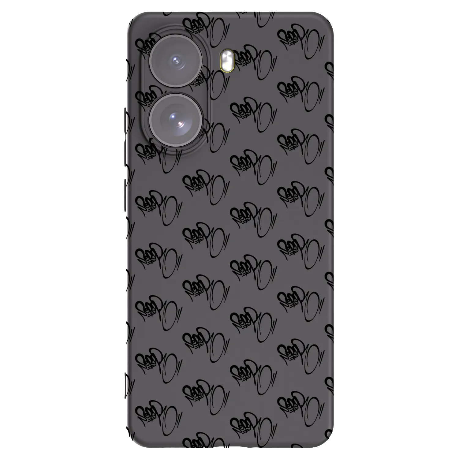 Picasee silikónový čierny obal pre Xiaomi Poco X7 - Separ - Black On Black 1