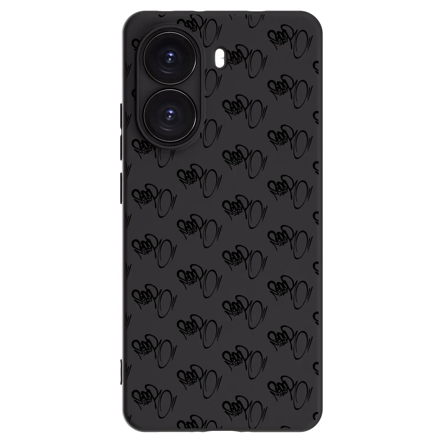 Picasee silikónový čierny obal pre Xiaomi Poco X7 Pro 5G - Separ - Black On Black 1