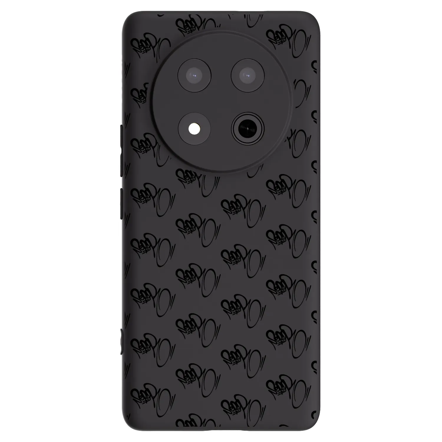 Picasee silikónový čierny obal pre Honor Magic7 Lite 5G - Separ - Black On Black 1