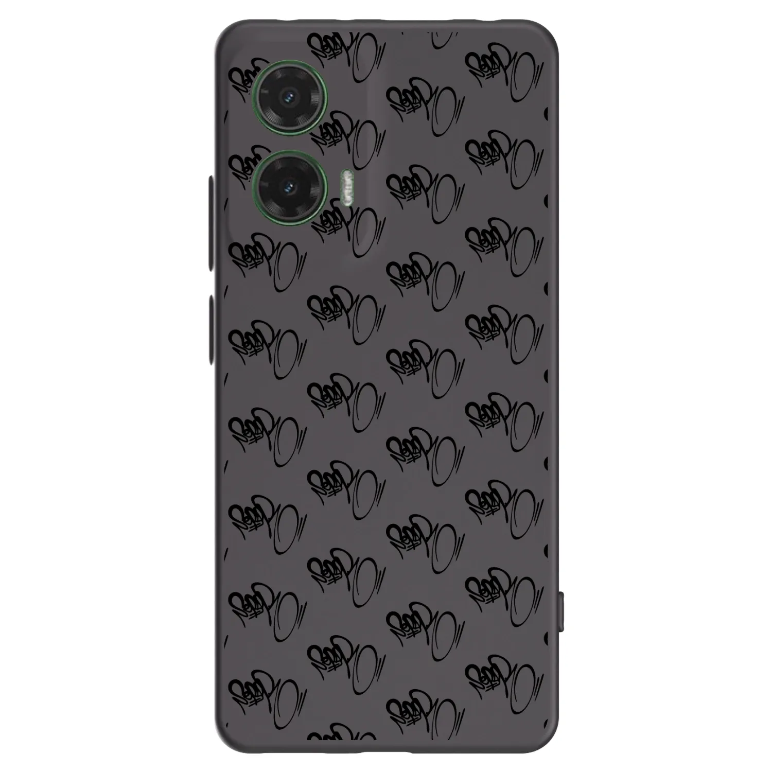 Picasee silikónový čierny obal pre Motorola Moto G35 5G - Separ - Black On Black 1