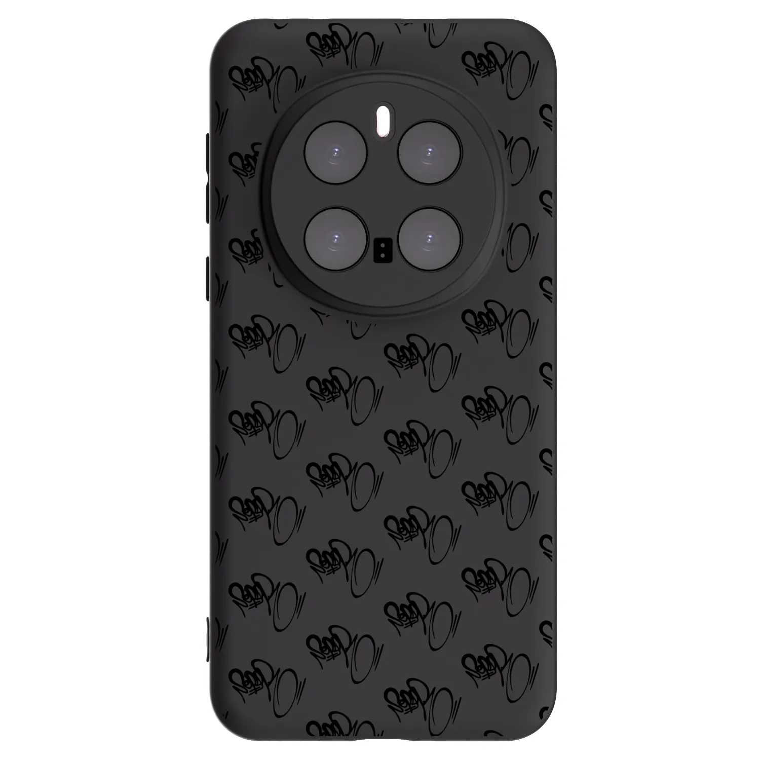 Picasee silikónový čierny obal pre Honor Magic7 Pro 5G - Separ - Black On Black 1