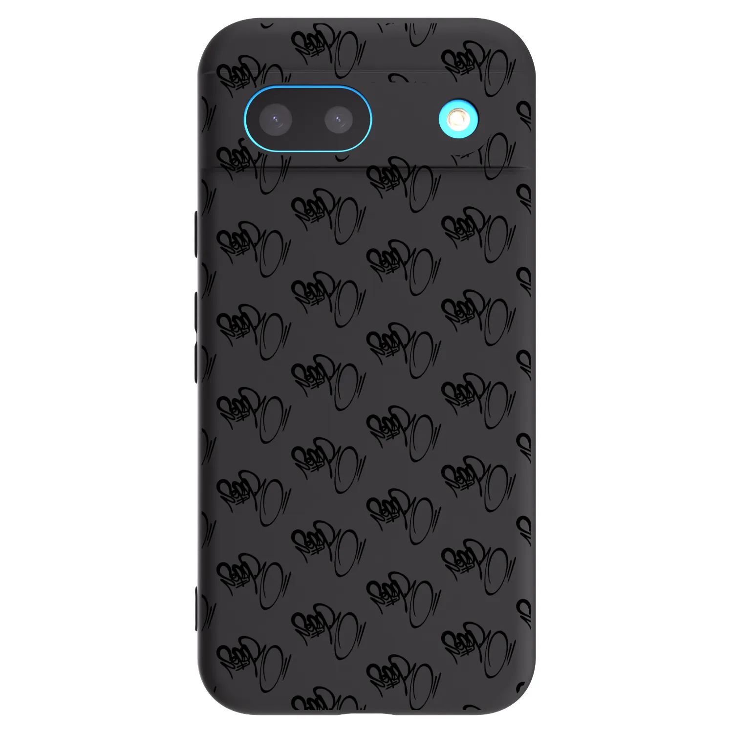 Silikónový čierny obal pre Google Pixel 8 - Separ - Black On Black 1
