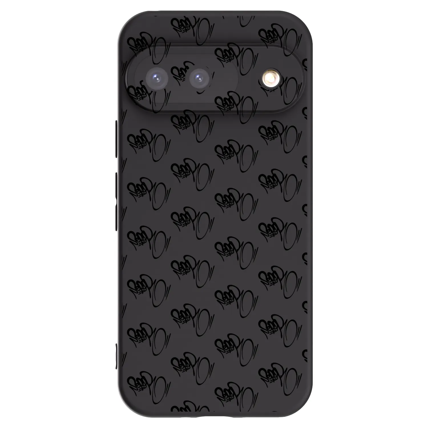 Picasee silikónový čierny obal pre Google Pixel 9 - Separ - Black On Black 1