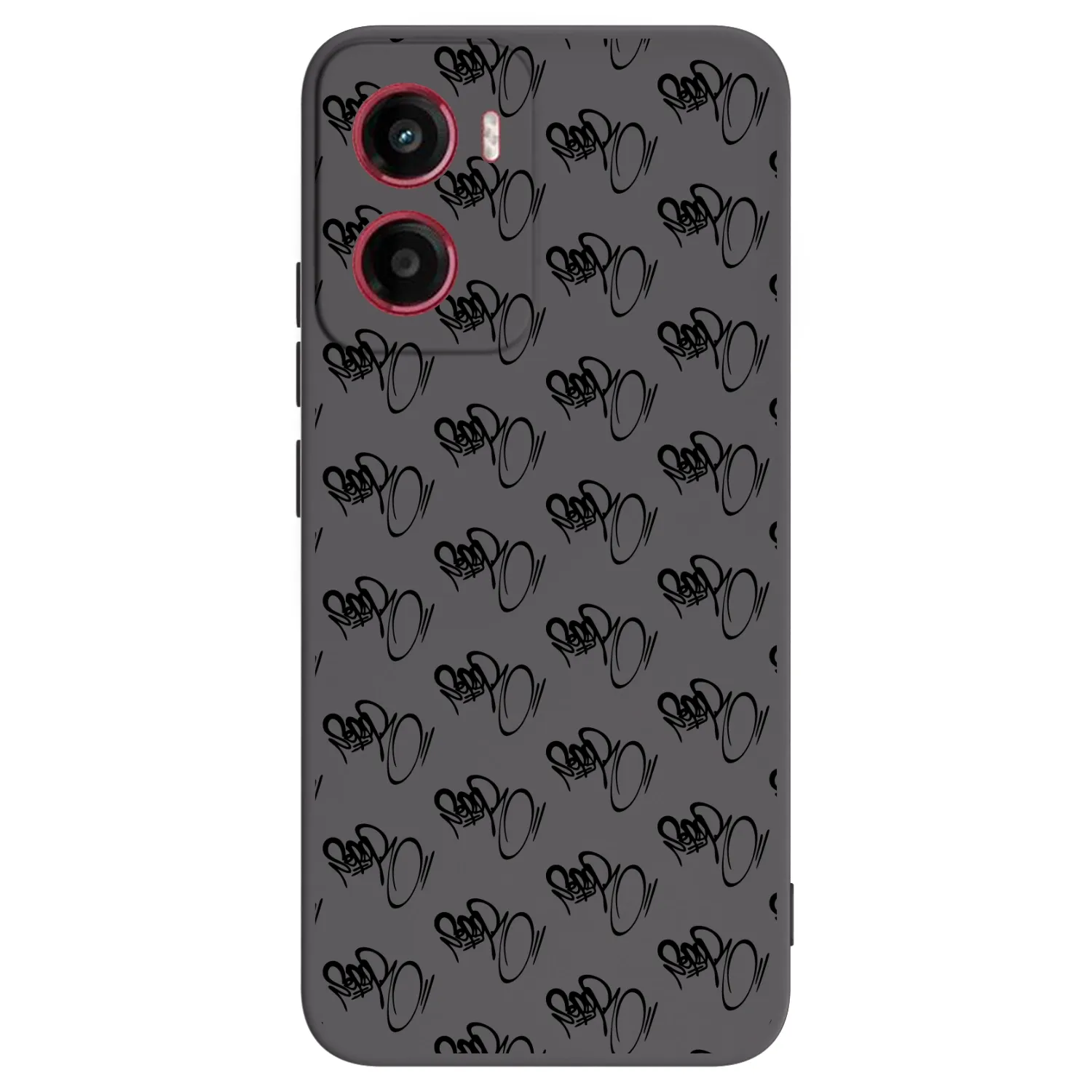 Silikónový čierny obal pre Motorola Moto G05 - Separ - Black On Black 1