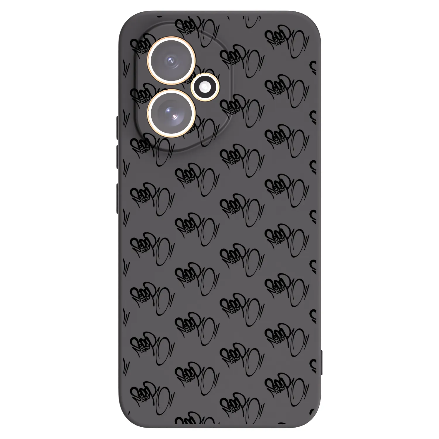 Picasee silikónový čierny obal pre Honor 400 5G - Separ - Black On Black 1
