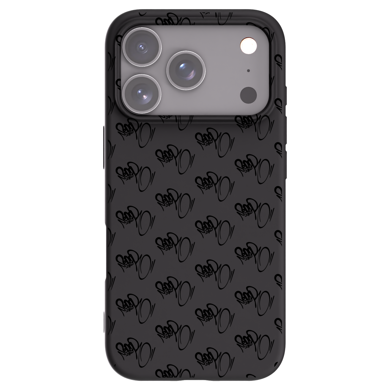 Picasee silikónový čierny obal pre Apple iPhone 17 Pro - Separ - Black On Black 1
