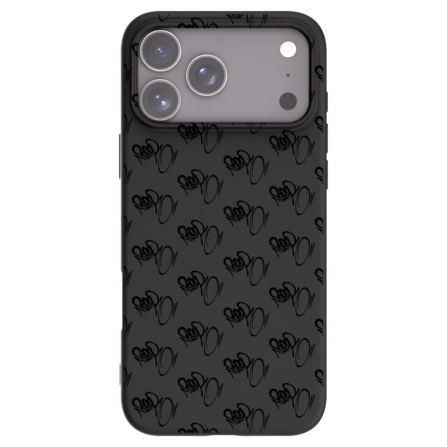 Picasee silikónový čierny obal pre Apple iPhone 17 Pro Max - Separ - Black On Black 1