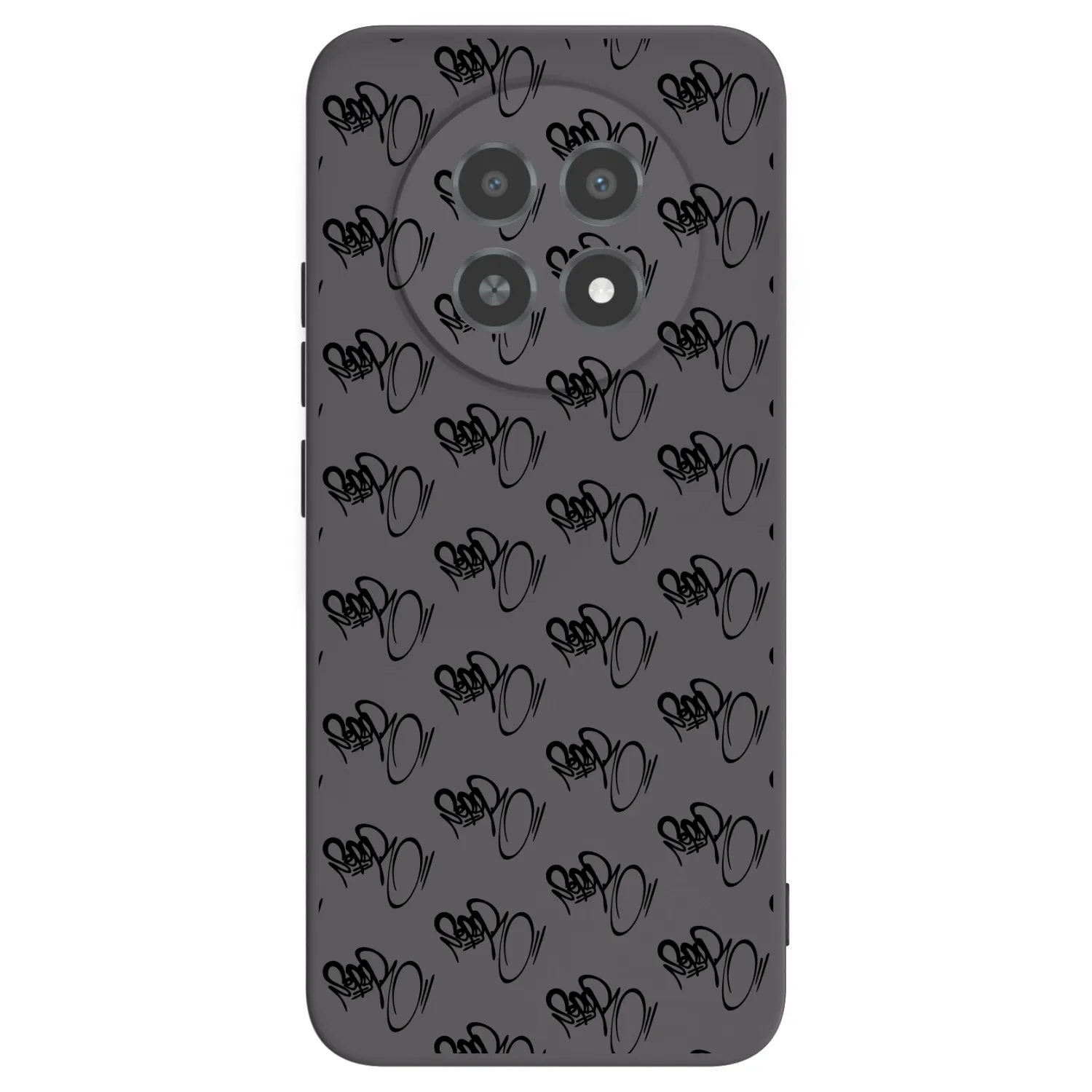 Picasee silikónový čierny obal pre Realme 12X - Separ - Black On Black 1