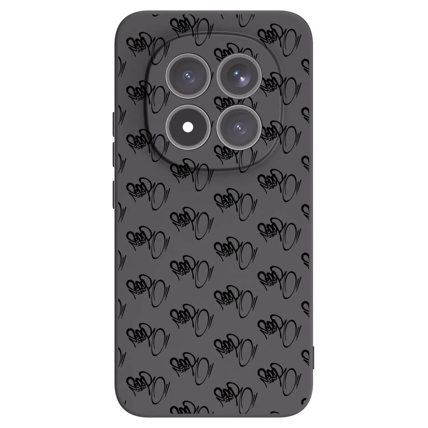 Silikónový čierny obal pre Xiaomi Redmi Note 15 Pro+ - Separ - Black On Black 1