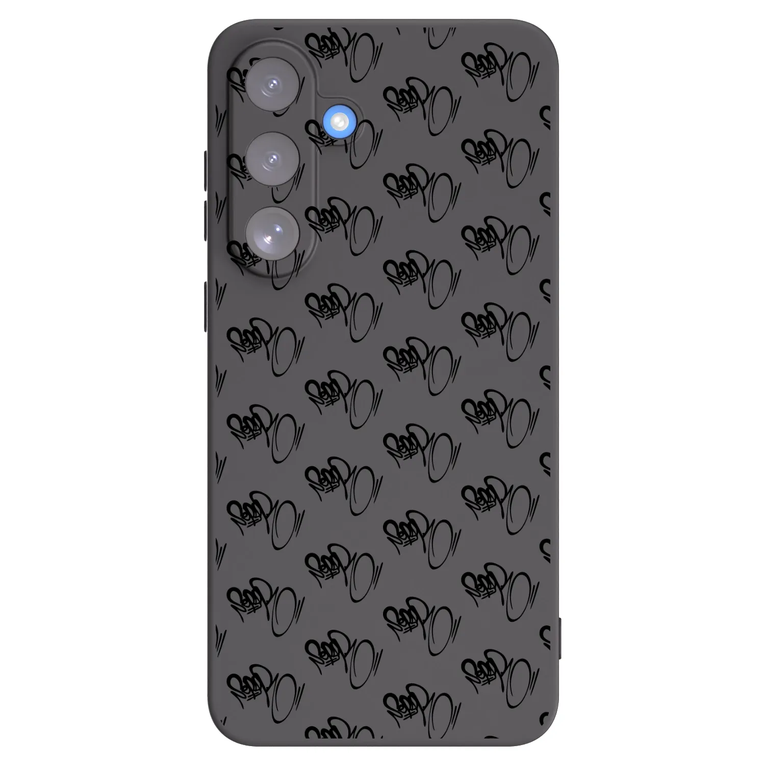 Picasee silikónový čierny obal pre Samsung Galaxy S25 FE 5G - Separ - Black On Black 1