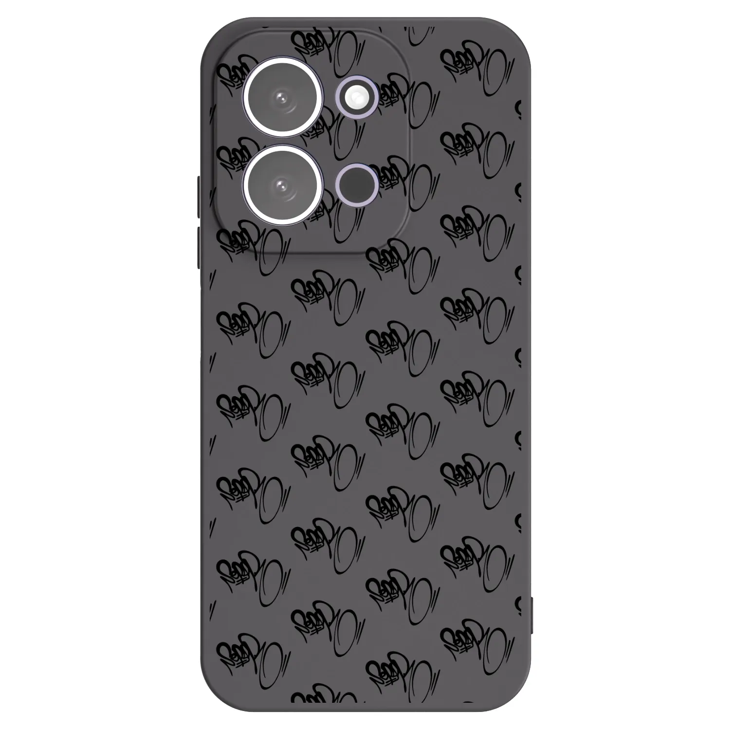 Picasee silikónový čierny obal pre Xiaomi Redmi 15C 5G - Separ - Black On Black 1