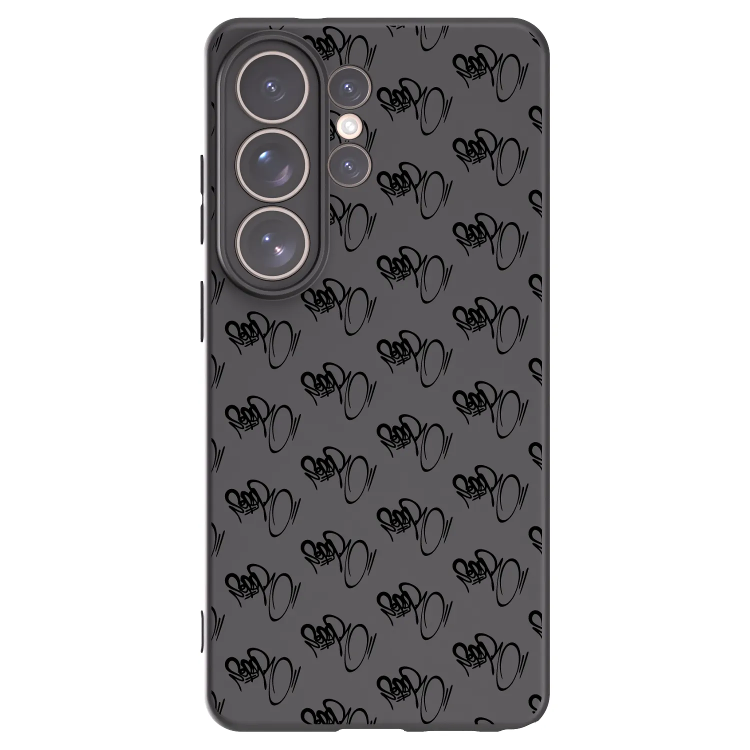 Picasee silikónový čierny obal pre Samsung Galaxy S26 Ultra - Separ - Black On Black 1