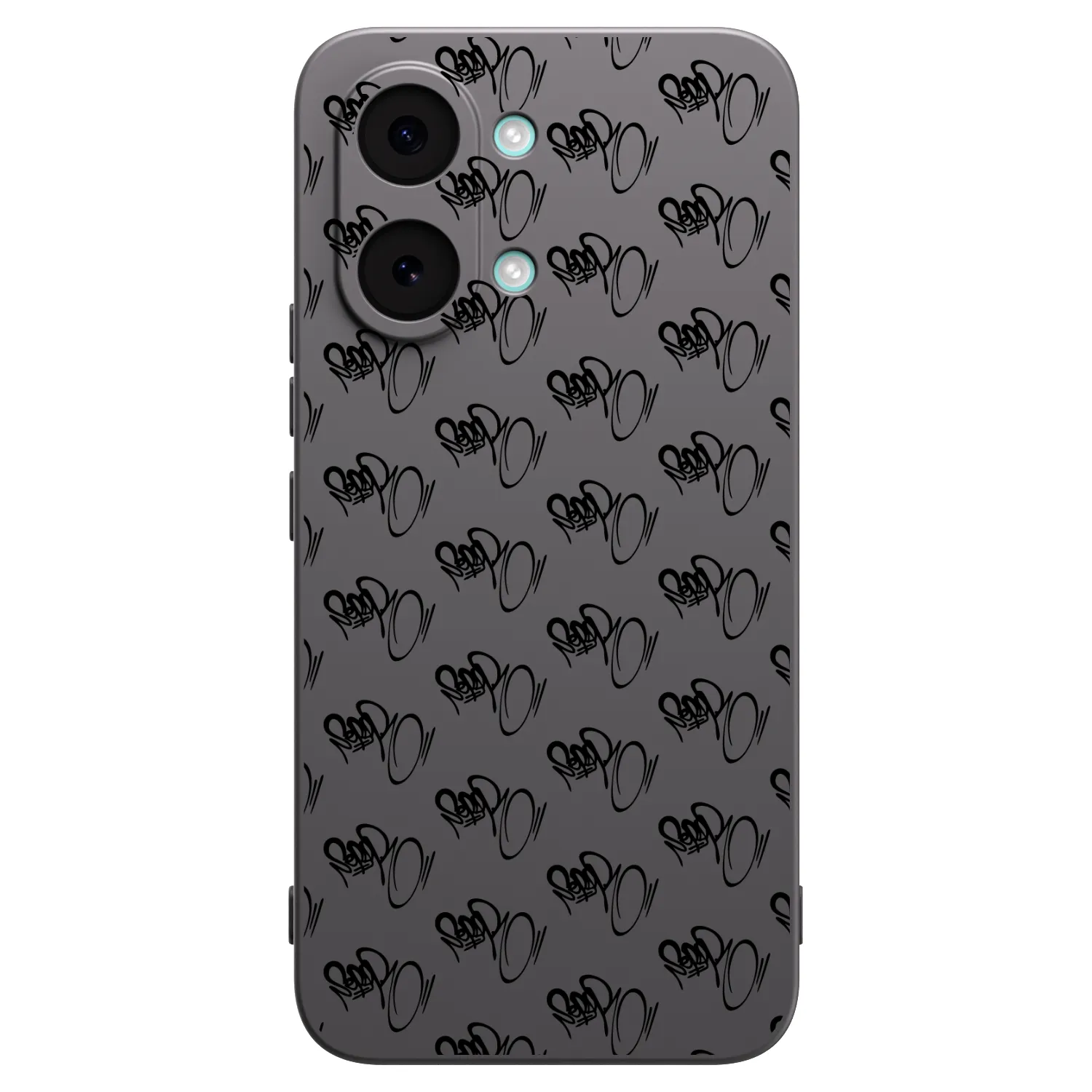 Picasee silikónový čierny obal pre Xiaomi Poco X8 Pro Max - Separ - Black On Black 1