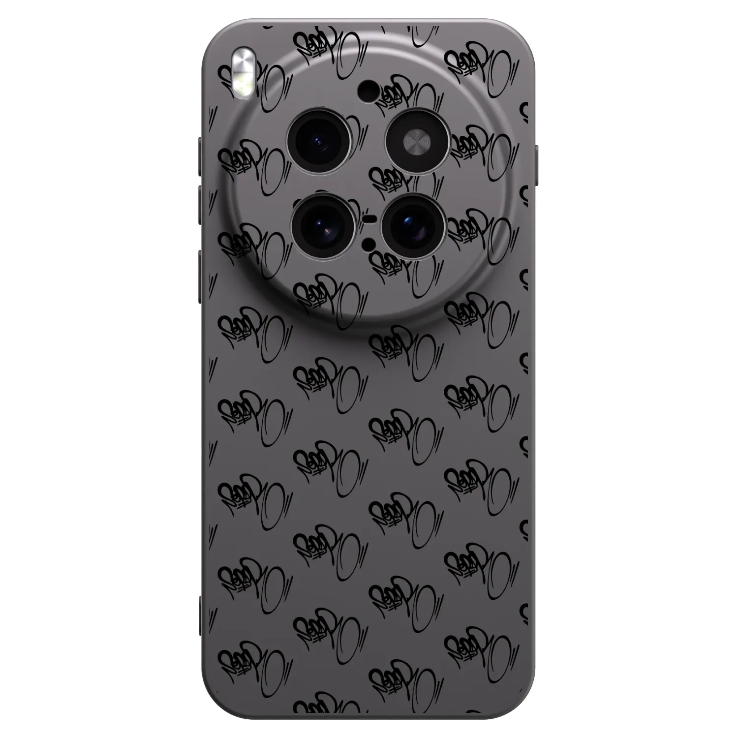 Picasee silikónový čierny obal pre Vivo X300 Pro - Separ - Black On Black 1