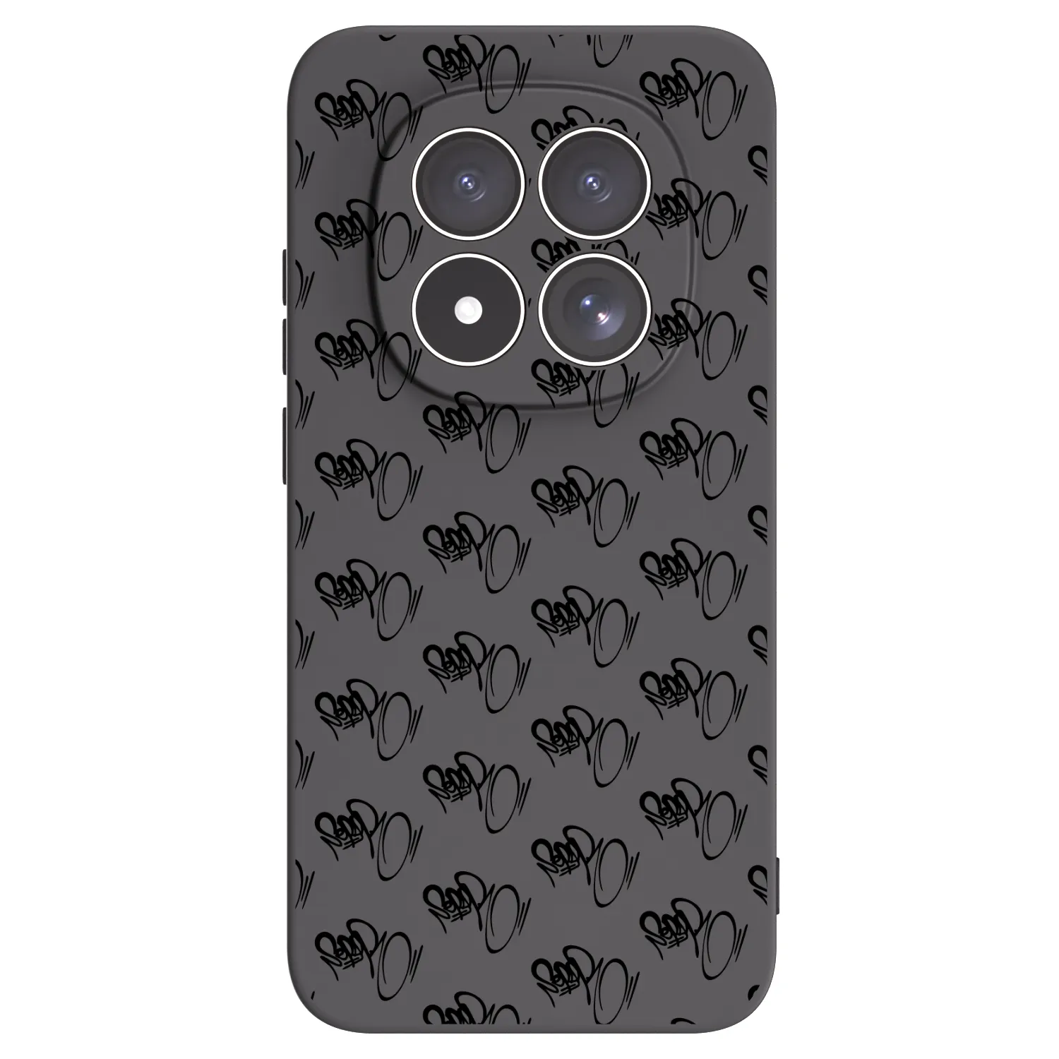 Picasee silikónový čierny obal pre Xiaomi Redmi Note 15 Pro 5G - Separ - Black On Black 1