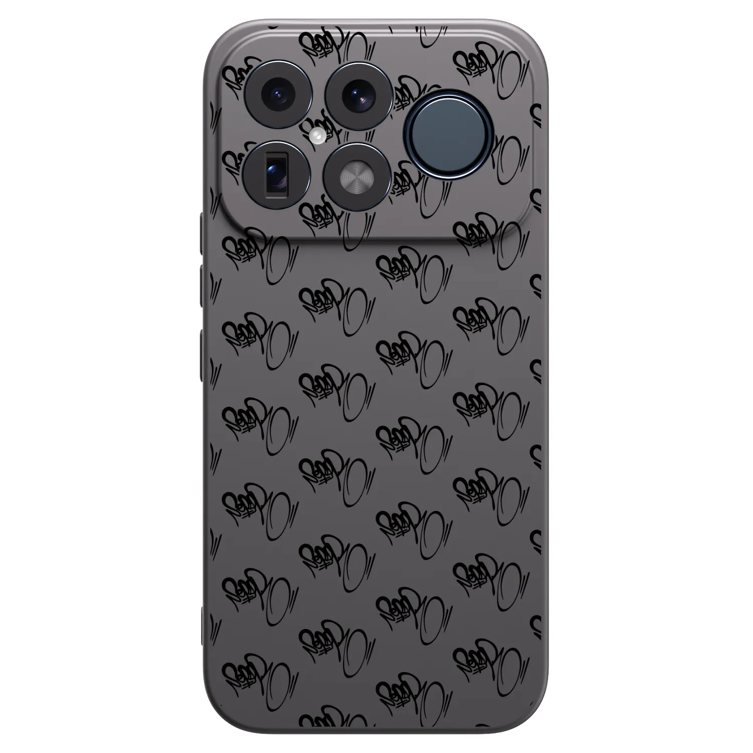 Picasee silikónový čierny obal pre Xiaomi Poco F8 Ultra - Separ - Black On Black 1