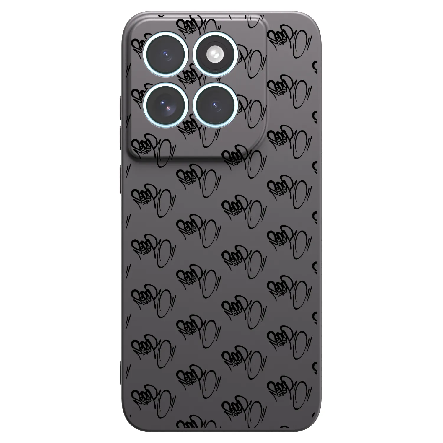 Picasee silikónový čierny obal pre Motorola Edge 70 Fusion - Separ - Black On Black 1