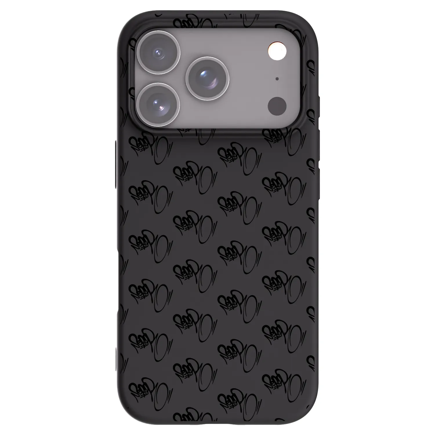 Picasee silikónový čierny obal pre Apple iPhone 18 Pro - Separ - Black On Black 1