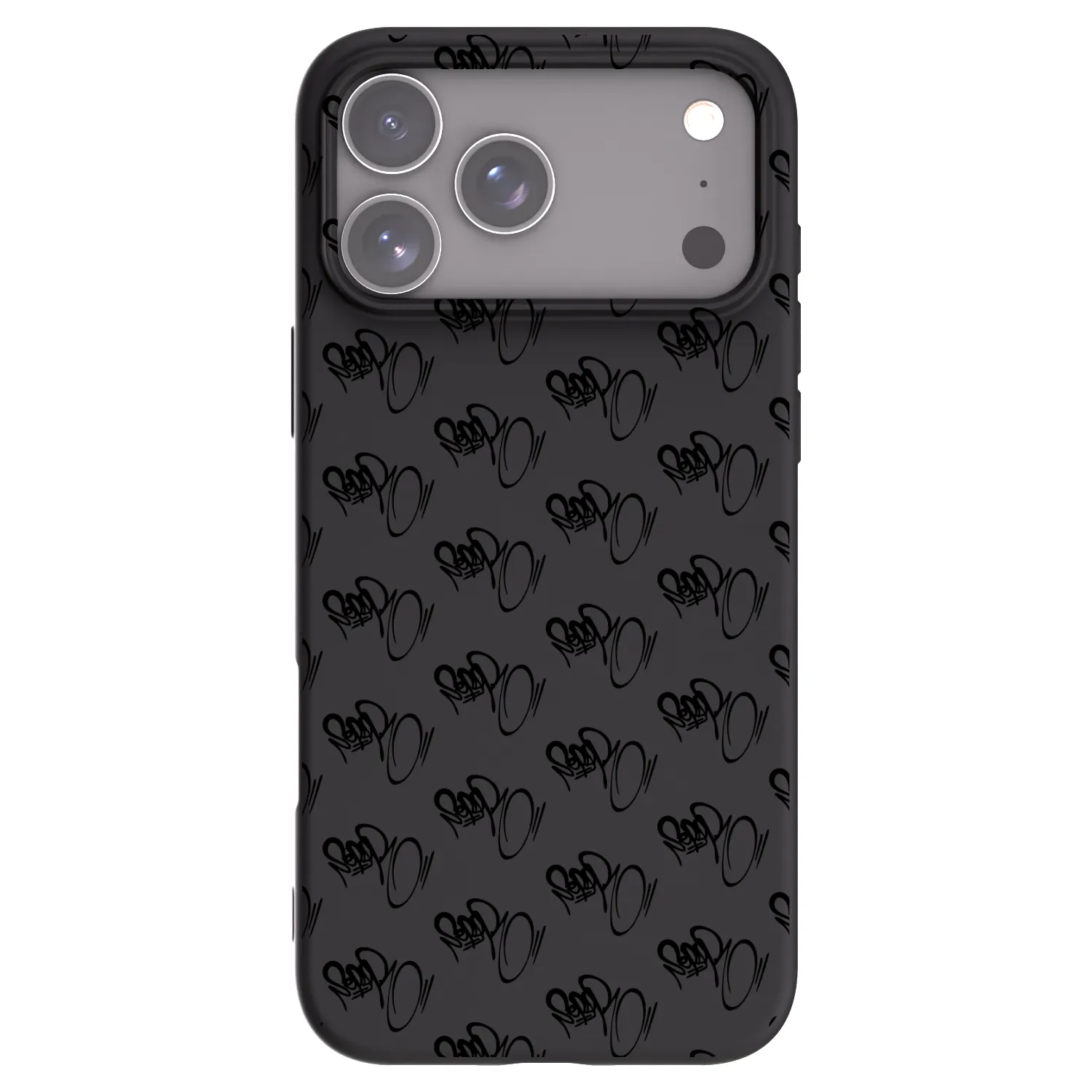 Picasee silikónový čierny obal pre Apple iPhone 18 Pro Max - Separ - Black On Black 1