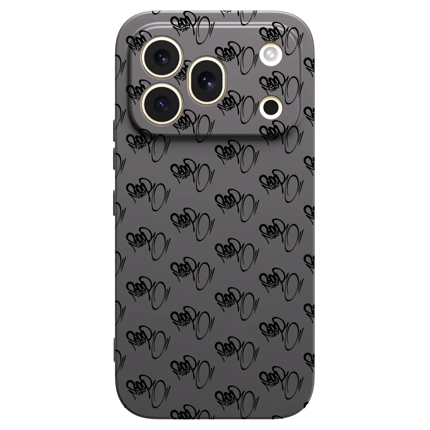 Picasee silikónový čierny obal pre Honor 600 Pro - Separ - Black On Black 1