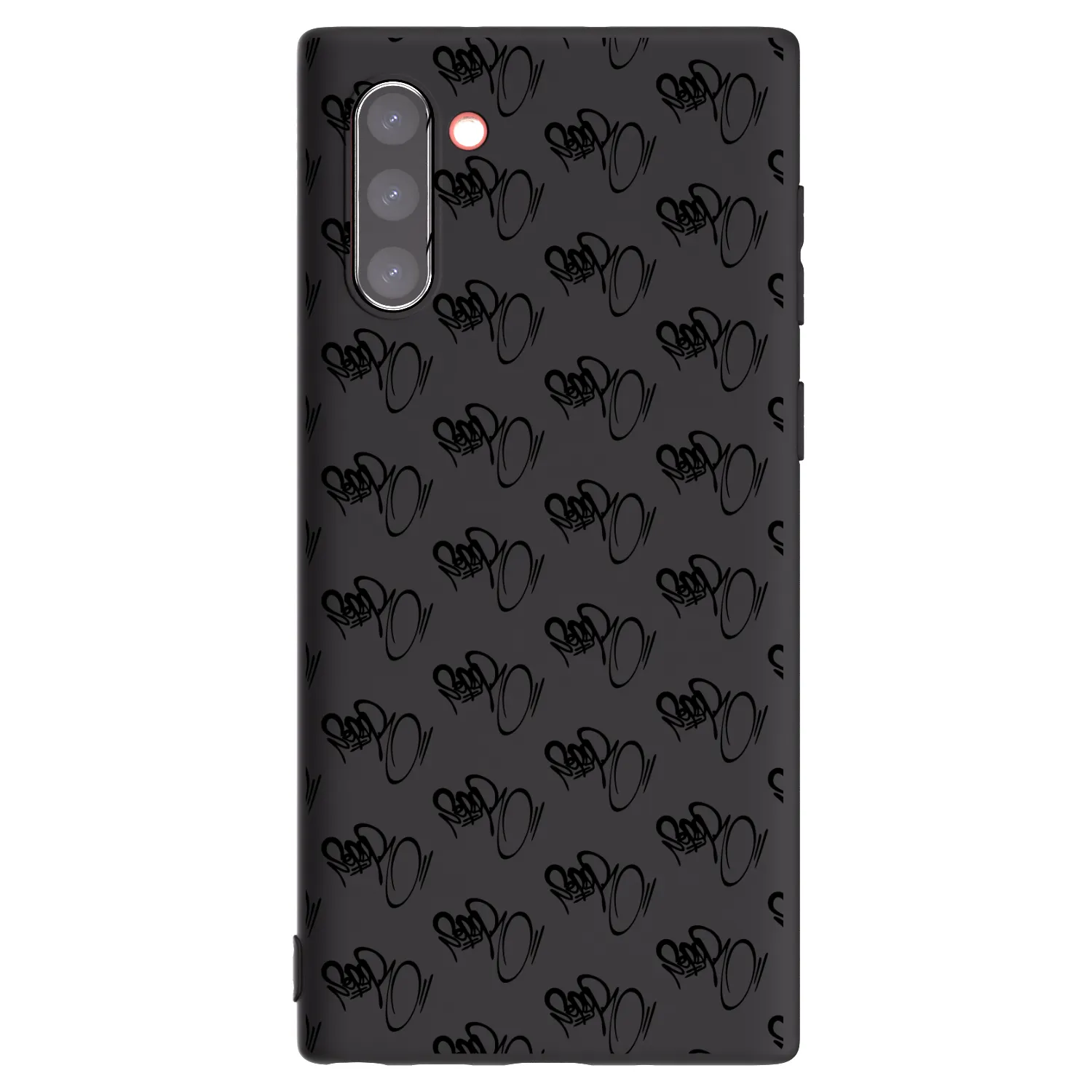 Picasee silikónový čierny obal pre Samsung Galaxy Note 10 N970F - Separ - Black On Black 1
