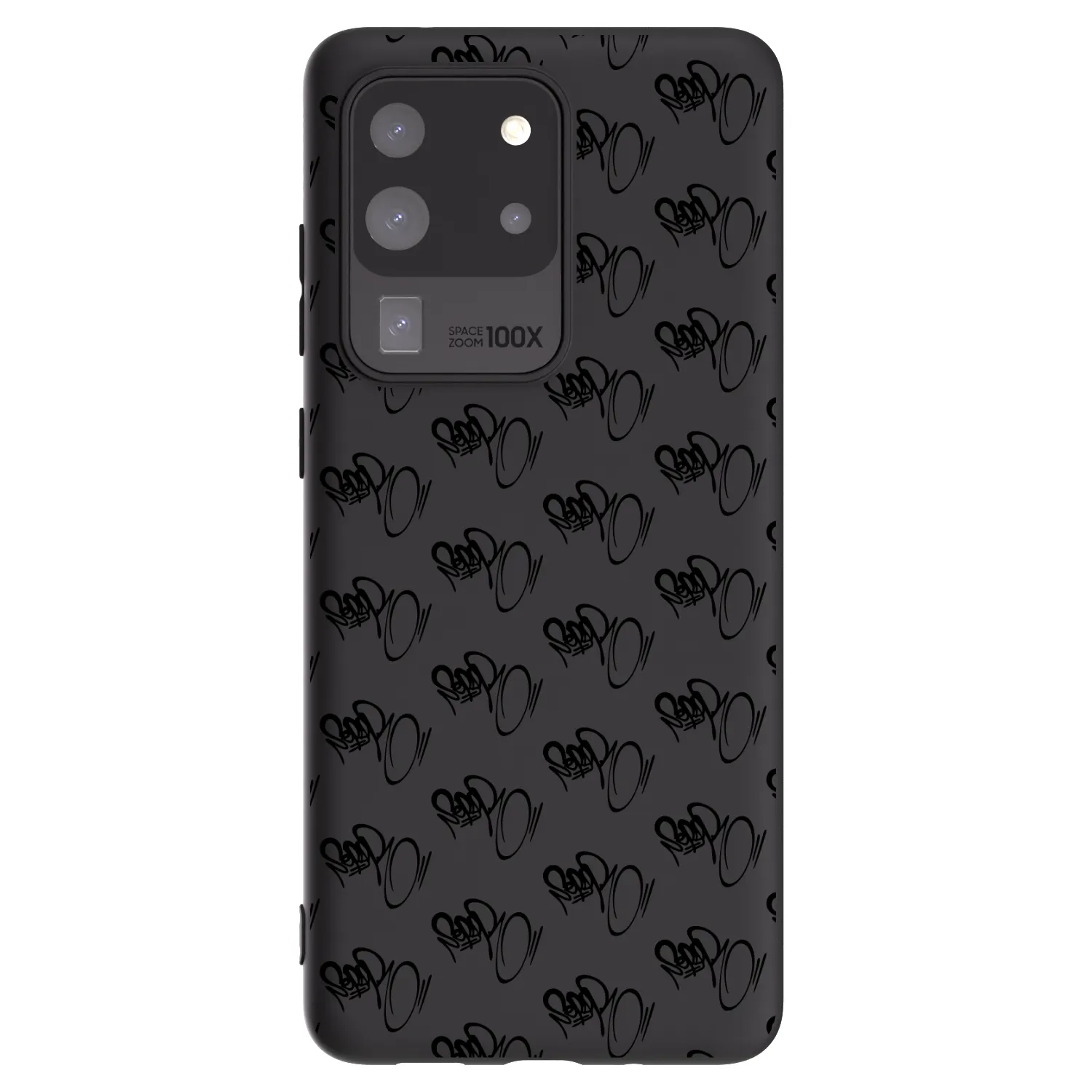 Picasee silikónový čierny obal pre Samsung Galaxy S20 Ultra 5G G988F - Separ - Black On Black 1