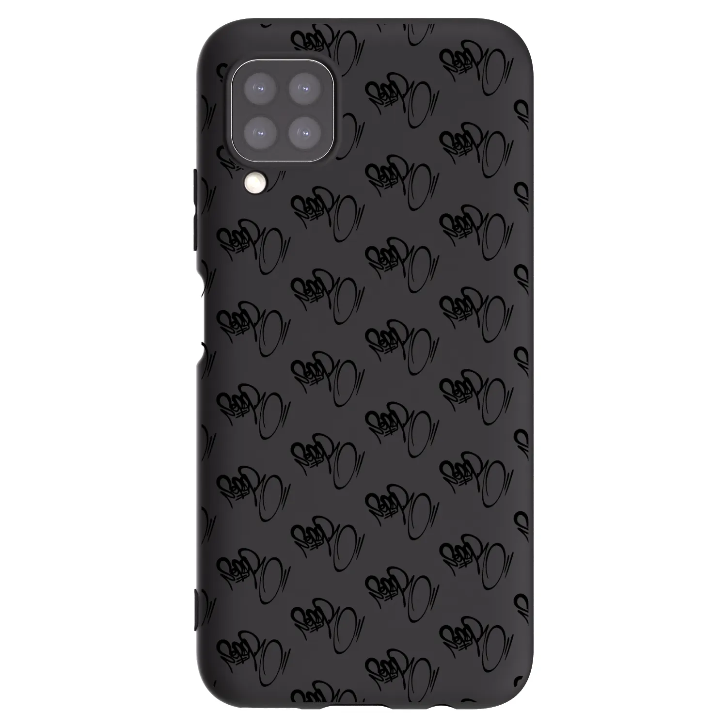 Picasee silikónový čierny obal pre Huawei P40 Lite - Separ - Black On Black 1