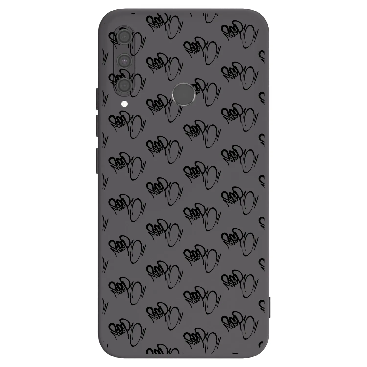 Picasee silikónový čierny obal pre Huawei P40 Lite E - Separ - Black On Black 1