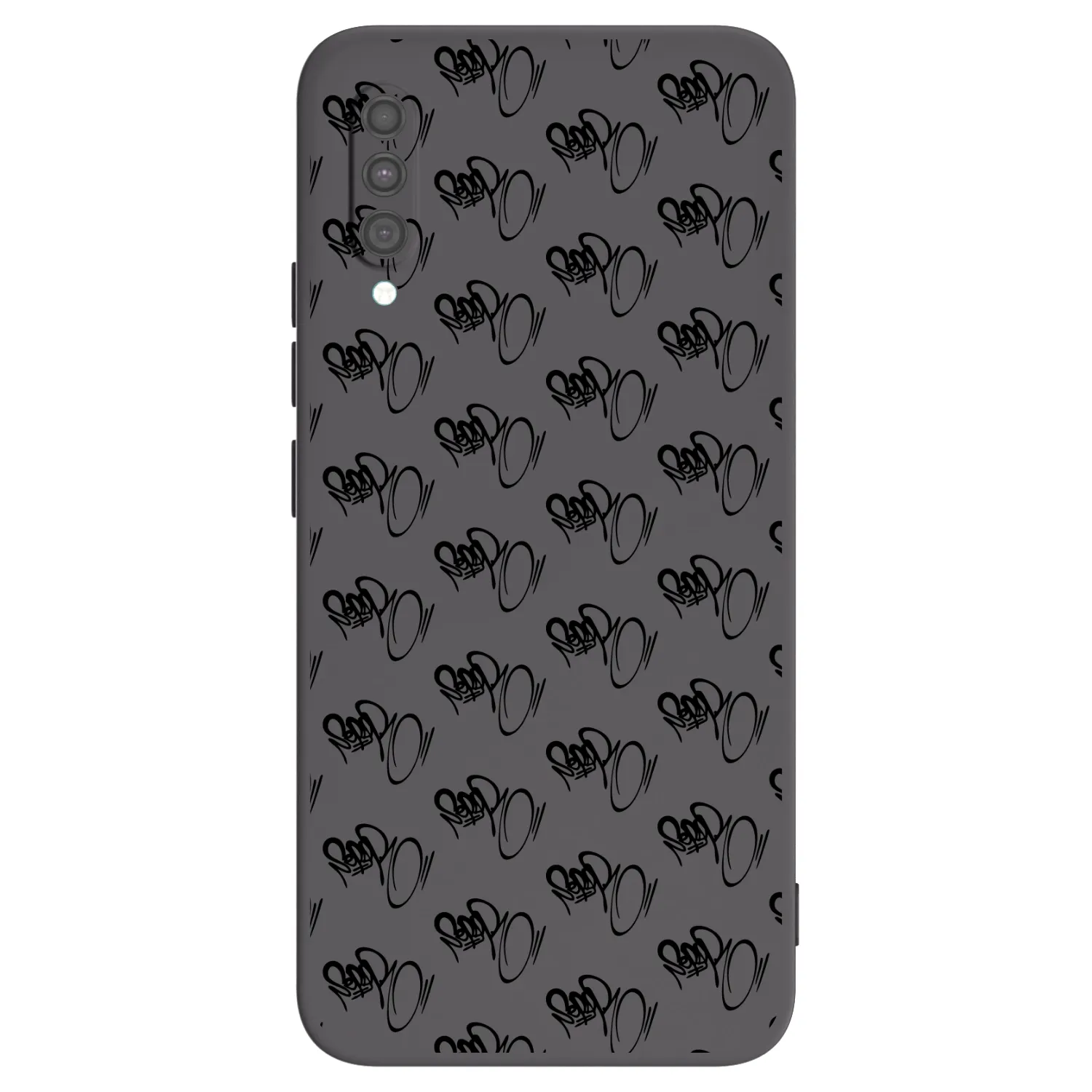 Picasee silikónový čierny obal pre Samsung Galaxy A30s A307F - Separ - Black On Black 1