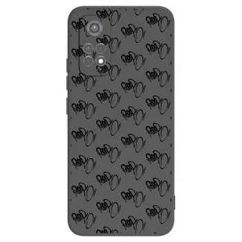 Picasee silikónový čierny obal pre Xiaomi Redmi Note 11S 5G - Separ - Black On Black 1